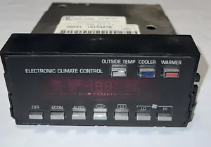 1990 1991 1992 Cadillac Brougham Electronic Climate Control Unit - Picture 1 of 8