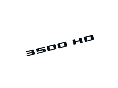 Placa de identificación emblema de puerta negra brillante 1 pieza Silverado 3500HD 3500 HD insignia Foto 1 de 4