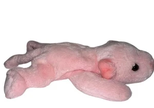 Vintage große Plüsch Quietscher das rosa Schwein TY Beanie Buddies Babys 1998 weich - Bild 1 von 14