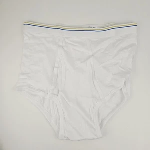 Vintage TOWNCRAFT Full-Cut White Briefs 60/40 Underwear 38 Tighty Whitey NEW - Picture 1 of 3