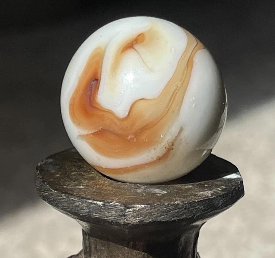 Christensen Agate Flame Shooter marble 1” - Image 1 of 4