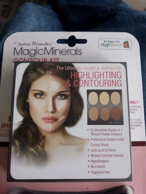 New Jerome Alexander Magic Minerals Contour Beauty Salon Makeup Face Kit Shades - Image 1 of 2