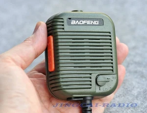 Tactical Green AR-152 Speaker Mic Volume Adjustable Kenwood Baofeng Wouxun Radio - Afbeelding 1 van 7
