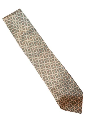 BANANA REPUBLIC GEOMETRIC Corbata Hombre 100% Seda Hecha en Italia Foto 1 de 2