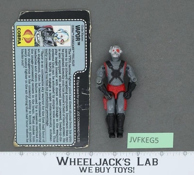 Vapor V1 100% Completo 1990 G.I. Figura de acción vintage de Joe Hasbro Foto 1 de 2
