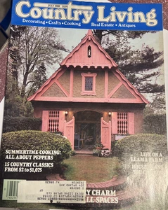 Country Living Vintage Magazine July 1988 Life On A Llama Farm - Bild 1 von 7