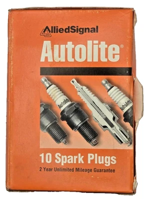 Autolite spark plugs No. 134 standard tip NOS 10 pack copper core vintage - Image 1 of 3