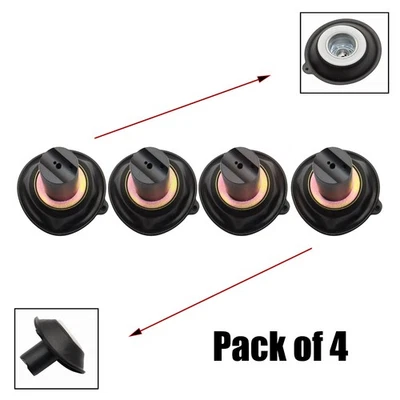 Juego de 4 diafragma de émbolo deslizante de carburador para Yamaha XJ600S SECA II 1992-1998 Foto 1 de 4