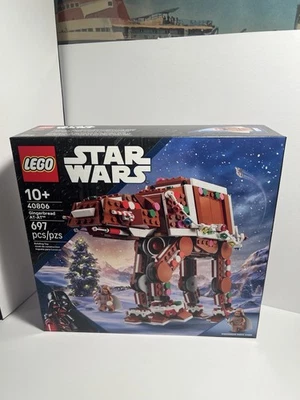 LEGO 40806 Gingerbread AT-AT Walker New Sealed Limited Edition BNIB Exclusive - Image 1 of 4