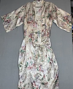 Vtg 90's California Dynasty Satin Nightgown And Robe Women’s Size Medium *read* - Picture 1 of 23