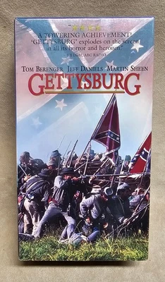 Gettysburg Movie - 2 Tape VHS - NEW Sealed  Martin Sheen Jeff Daniels T Berenger - Image 1 of 3