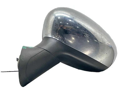 2013 Fiat 500 водитель левая дверь зеркало в сборе хромированная отделка электрический OEM 12-17 - Изображение 1 из 4