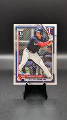 2024 BOWMAN PROSPECTS WALKER JENKINS 1ST BOWMAN #BP-43 TWINS  - Image 1 of 2