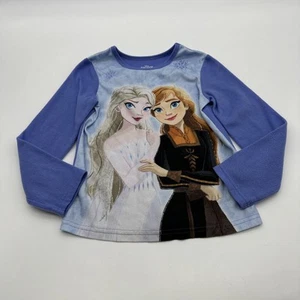 Disney Frozen Long Sleeve Shirt Youth Girl Logo Multicolor ..#30057 - Picture 1 of 8