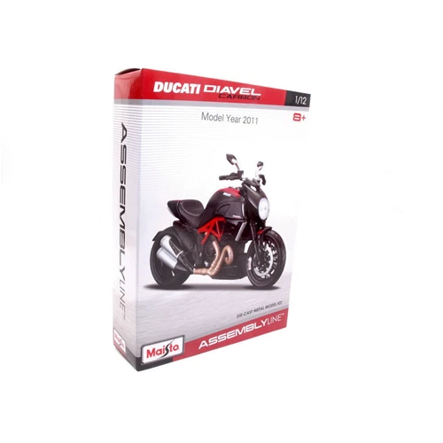 DUCATI DIAVEL CARBON KIT 1:12 Maisto Kit Moto Modellino Nuovo - Immagine 1 di 1