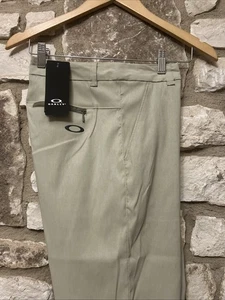 Oakley Herren Terrain Perf Golfhose Silber Saige/Weiß Meliert 28x32 Neu mit Etikett - Bild 1 von 5