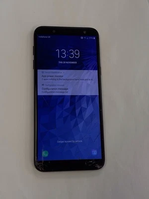 Samsung Galaxy J6 SM-J600FN - 32GB - Black (Unlocked) - Image 1 of 4