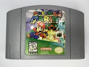 Cartucho Super Mario 64 (Nintendo 64, 1999) N64 solo auténtico probado funcionando - Imagen 1 de 7