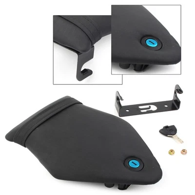 Rear Passenger Seat Cushion Lock Key Motorcycle For BMW S1000 RR 2009-2014 Black - Изображение 1 из 4