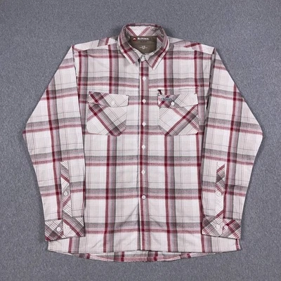 Simms Shirt Mens Large Guide Series Plaid Long Sleeve Button Up Fishing - Image 1 of 4