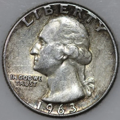 * 1963-P Washington Quarter 90% Silver As Shown - Image 1 of 2