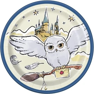 Unique Harry Potter Round Dessert Plates - 7" | Magical Multicolor Design, Perfe - Picture 1 of 1