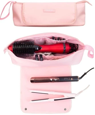 2 In 1 Hair Tools Travel Bag with Heat-resistant Mat Curling Iron Travel Case - Image 1 of 4