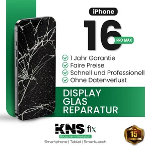 iPhone 16 Promax Frontglas Reparatur Displayglas Tausch ✅ 24 Stunden | Günstig - Bild 1 von 6