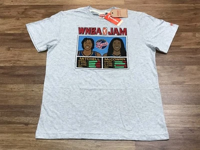 HOMBRE M - NUEVO Homenaje WNBA Jam Indiana Fever Mitchell McCowan Triblend Camiseta Foto 1 de 4