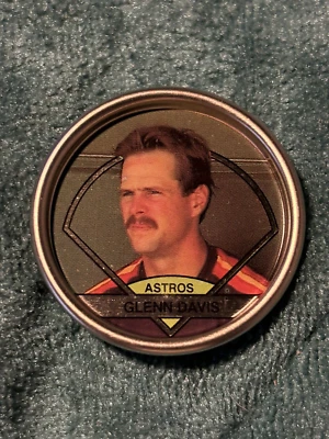 1990 Topps Coins #45 Glenn Davis Houston Astros - Image 1 of 2