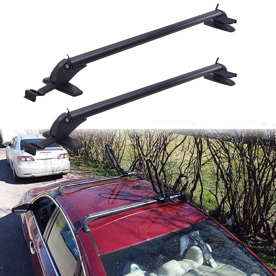 For Toyota Camry 2010-2022 Car Top Roof Rack Luggage Bicycle Carrier 43.3" 100cm Foto 1 de 4