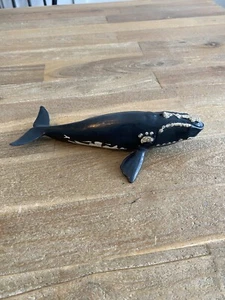 Vintage 2005 Schleich Right Whale Ocean Marine Figurine Mammal Aquatic Toy - Picture 1 of 8