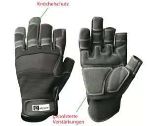1-120 pares de guantes mecánicos elysee® CARPENTER guantes de trabajo - Imagen 1 de 2