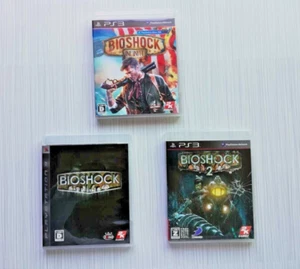 Lot 3 Bioshock 1 2 & Infinite set PS3 Playstation3 Japan Version Tested - Picture 1 of 3