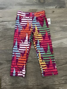 NWT Disney Castle Colorful Striped Girls Leggings Size M - Picture 1 of 5