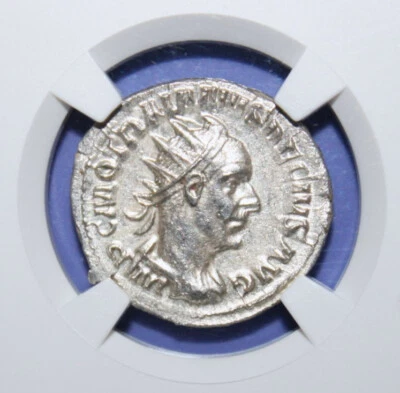 S6 - Imperio Romano de Trajano Decio dC 249-251 Doble Denario NGC XF Moneda de Plata Foto 1 de 4