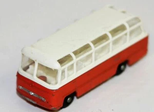 Vintage Lesney Matchbox #68 Mercedes Coach Bus Diecast Car Red & White England - Picture 1 of 5
