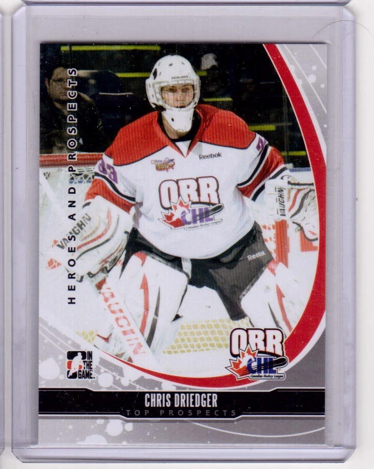 CHRIS DRIEDGER 12/13 ITG Top Prospects Insert Rookie RC #TP-15 Florida Panthers - Image 1 of 1