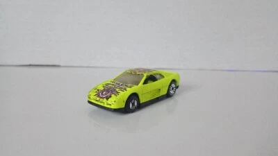 De colección 1990 Hot Wheels Ferrari 348 amarillo neón de Power Loop Set Foto 1 de 4