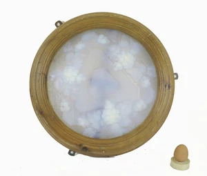 Art Nouveau French Applique With Floral Glass Antique Ceiling Light LN30 - Picture 1 of 13