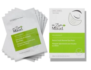 Murad + Dr Zion RESURGENCE Retinol Youth Renewal Eye Masks•FULL BOX=5 PAIR• NEW - Picture 1 of 8