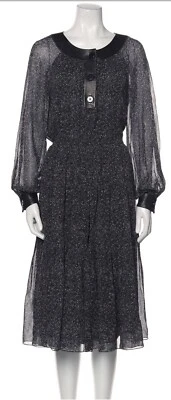 Michael Michael Kors真丝连衣裙,尺寸 S,4 — 第 1/3 张图片