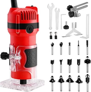Wood Router, 800W Wood Routers for Woodworking, 6.5Amp 1.25HP Hand Wood Router - Picture 1 of 7