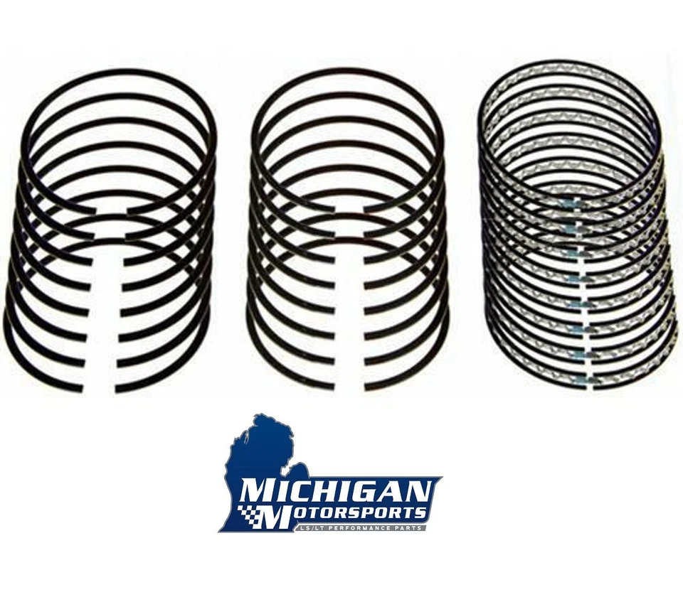 5.3L 4.8L Stock Size Hastings Moly Piston Rings LM7 L59 LS4 L33 LMG LMF LH6 LC9 - Image 1 of 4