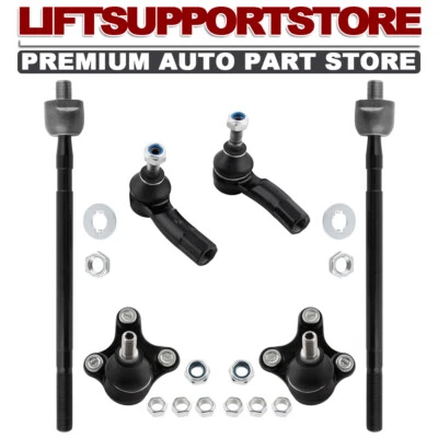 Rótulas de extremo de varilla de amarre para 07-18 Volkswagen Jetta 09-16 Tiguan delantero izquierdo derecho Foto 1 de 4