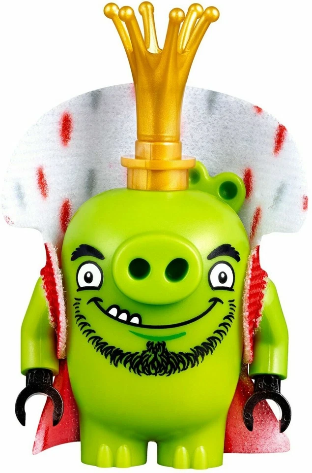 LEGO Angry Birds King Pig Minifigure - From Set 75826 NEW. - Image 1 of 1