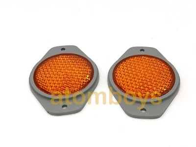 适用于 JEEP AMBER 反射器 M151 A1 A2 Willys MB M38 M35 M38A1 GPW CJ2A 福特 GPW — 第 1/4 张图片