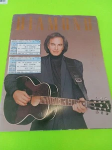 Neil Diamond 1989 Tour Ticket Stubs Met Center Arena With Tour Program  - Picture 1 of 7