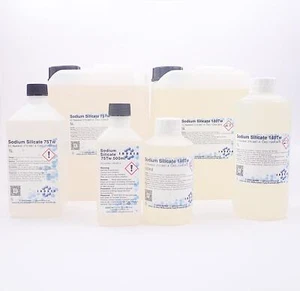Natriumsilikat, 75 Tw oder 140 Tw (niedrige und hohe Viskosität), 500 ml bis 5 l - Bild 1 von 7