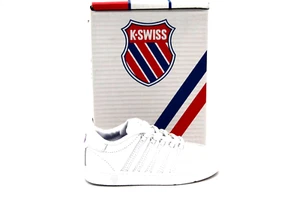 K SWISS CLASSIC VN HERITAGE 25826-130-M WHITE/BLUE/RED INFANTS SHOE CASUAL BABY - Picture 1 of 9